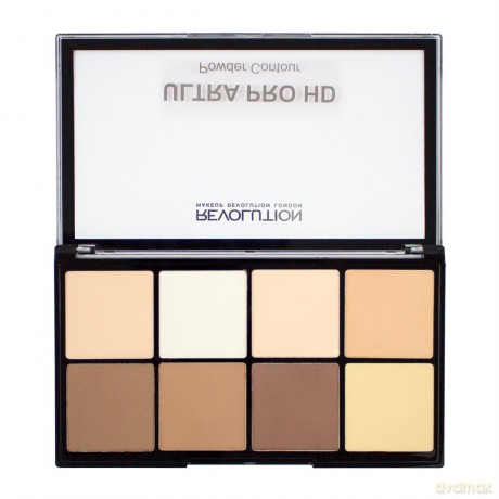 Makeup Revolution Ultra Pro HD Powder Contour Fair Zestaw pudrów prasowanych 20 g