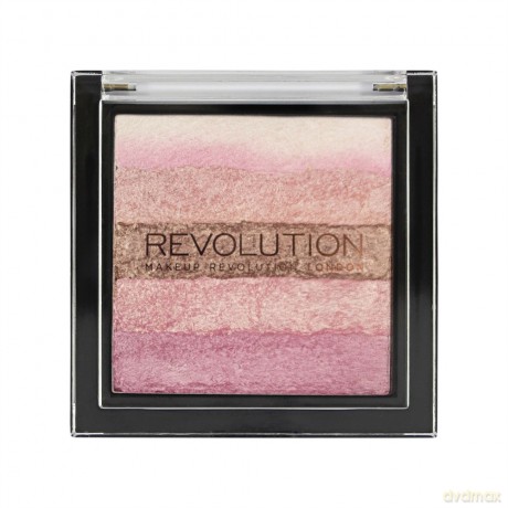 Makeup Revolution Vivid Shimmer Brick - Pink Kiss Paletka różów 7 g