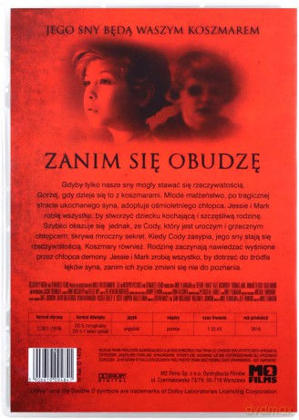 Zanim się obudzę [DVD]
