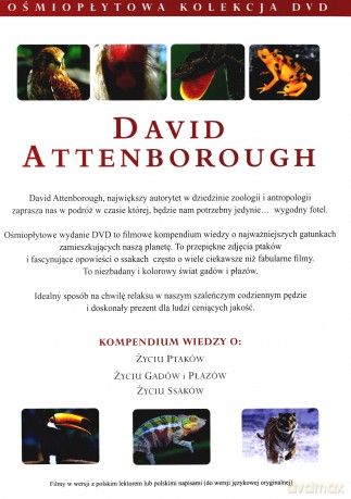 David Attenborough - Życie ptaków, życie gadów i płazów, życie ssaków [BOX] [8DVD]