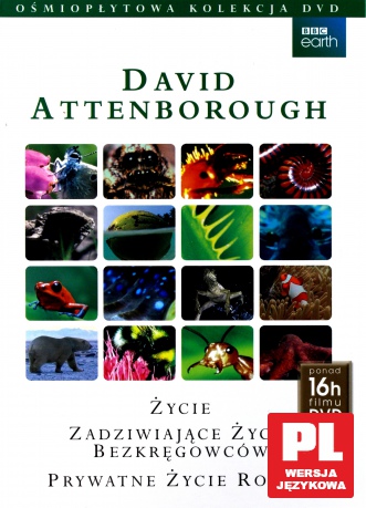 David Attenborough - Życie, Zadziwiające życie bezkręgowców, Prywatne życie roślin [BOX] [8DVD]