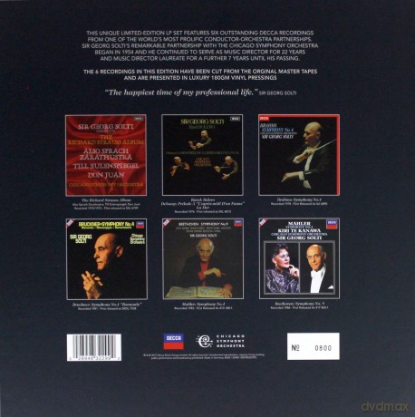 Georg Solti: Chicago The Vinyl Edition [6xWinyl]