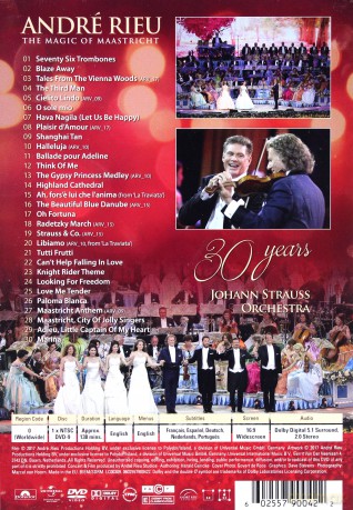 Andre Rieu: The Magic Of Maastricht [DVD]