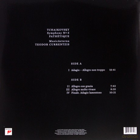 Teodor Currentzis: Tchaikovsky: Symphony No. 6 [Winyl]
