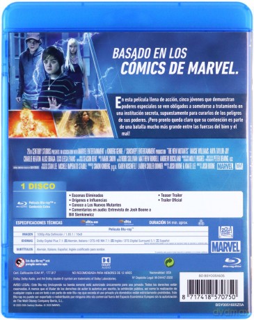 The New Mutants (Nowi mutanci) [Blu-Ray]