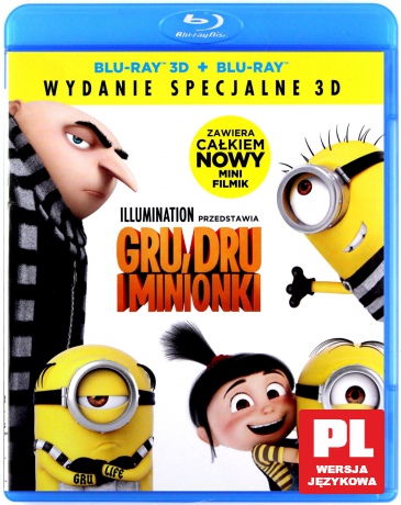 Gru, Dru i Minionki (Wydanie Specjalne) [Blu-Ray 3D]+[Blu-Ray]