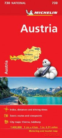 Austria. Mapa Michelin