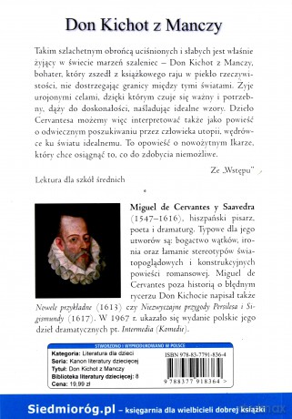 Don Kichot z Manczy - Miguel de Cervantes [KSIĄŻKA]