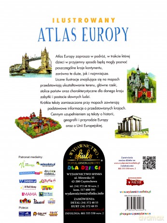 Ilustrowany Atlas Europy dla dzieci - Ewelina Szełęg [KSIĄŻKA]