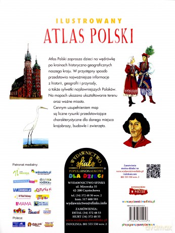 Ilustrowany Atlas Polski dla dzieci - Ewelina Szełęg [KSIĄŻKA]