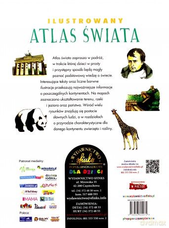 Ilustrowany Atlas Świata dla dzieci - Ewelina Szełęg [KSIĄŻKA]