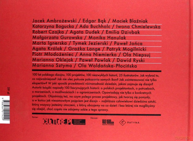 Ilustrowany elementarz polskiego dizajnu, czyli 100 projektów narysowanych przez 25 ilustratorów - Agnieszka Kowalska, Ewa Solarz, Agata Szydłowska [KSIĄŻKA]