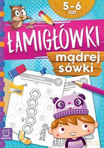 Łamigłówki mądrej sówki 5-6 lat [KSIĄŻKA]