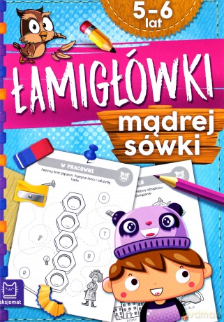 Łamigłówki mądrej sówki 5-6 lat [KSIĄŻKA]