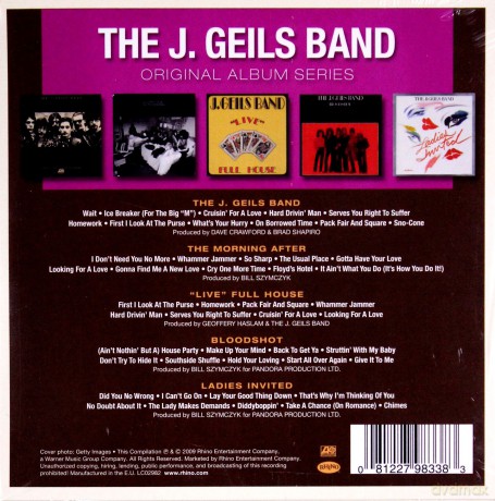 The J.Geils Band: Original Album Series [BOX] [5CD]