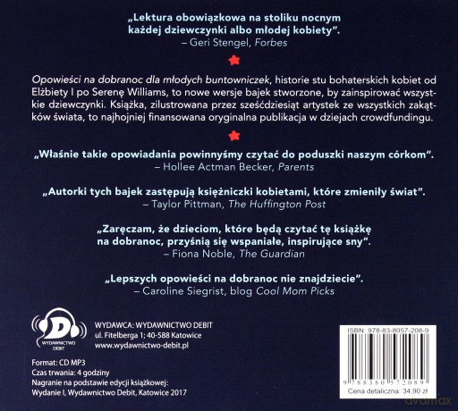 Opowieści na dobranoc dla młodych buntowniczek (audiobook) - Elena Favilli, Francesca Cavallo [AUDIOBOOK]