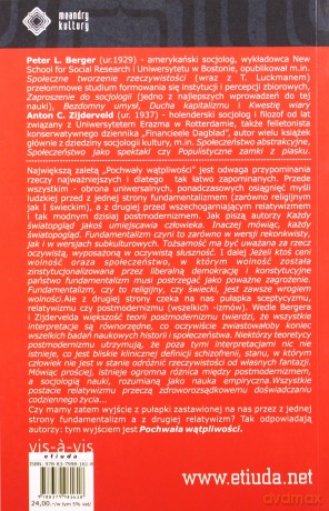 Pochwała wątpliwości. Jak mieć przekonania i nie stać się fanatykiem - Peter Berger, Anton Zijderveld [KSIĄŻKA]