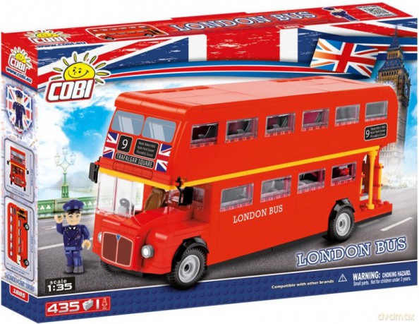Action Town 435 el. London Bus, autobus dwupiętrowy [KLOCKI]