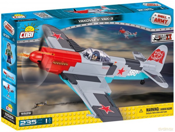 Armia 235 el. Yakovlev Yak-3 Radziecki samolot myśliwski [KLOCKI]