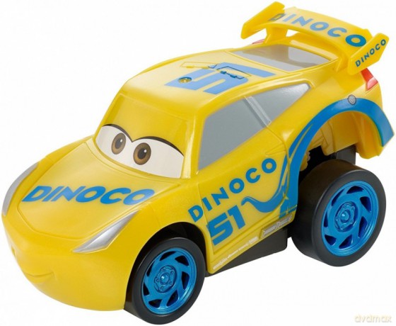 Mattel Auta 3 Naciśnij i Jedź Dinoco Cruz Ramirez