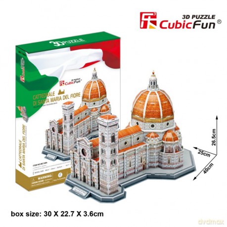 Puzzle 3D Katedra Santa Maria Del Fiore, 123 el. [PUZZLE]