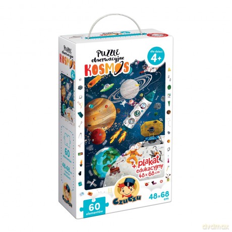 Puzzle obserwacyjne kosmos 60 el. [PUZZLE]
