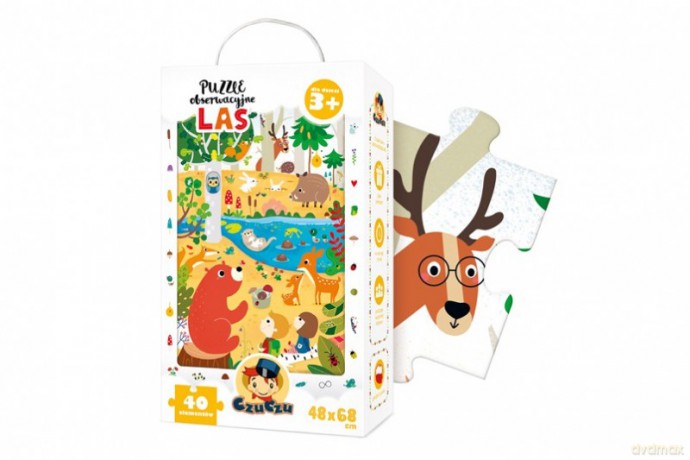 Puzzle obserwacyjne Las 40 el. [PUZZLE]