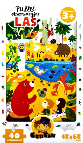 Puzzle obserwacyjne Las 40 el. [PUZZLE]