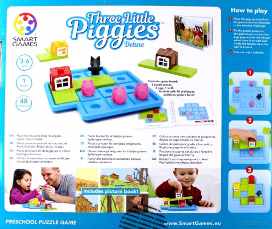 SMART GAMES, Trzy małe świnki [GRA]