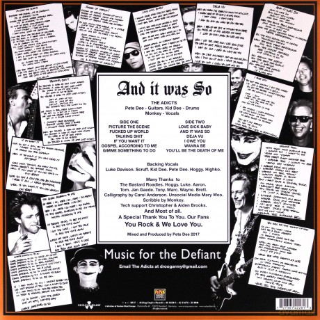 The Adicts: And It Was So! [Winyl]
