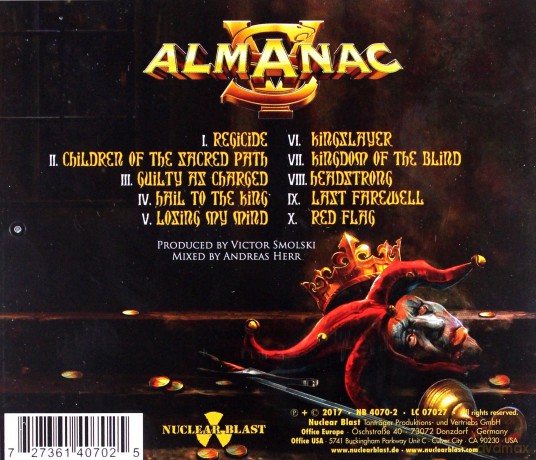 Almanac Kingslayer [CD]