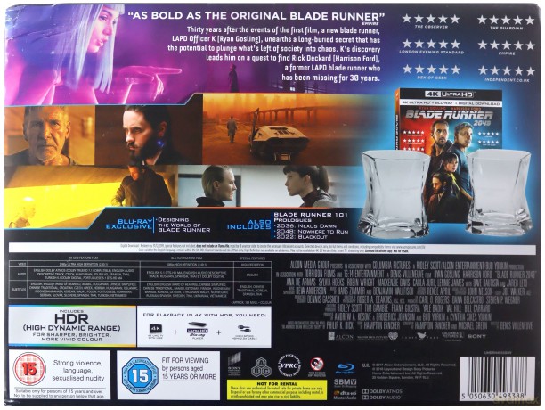 Blade Runner 2049 (Whiskey Glass Limited Edition) [4K Blu-Ray]+[Blu-Ray]