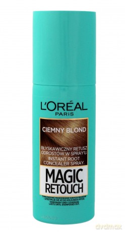 Loreal Magic Retouch Spray do retuszu odrostów nr 4 Ciemny Blond 75 ml