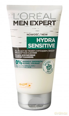 Loreal Men Expert Hydra Sensitive Żel myjący do skóry wrażliwej 125 ml
