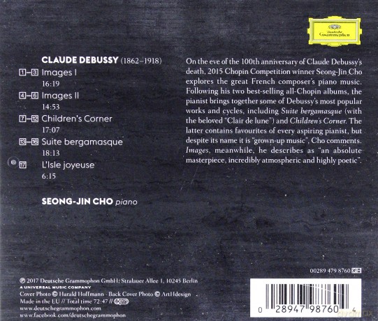 Seong-Jin Cho: Debussy (PL) [CD]