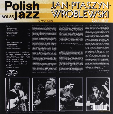 Jan Ptaszyn Wróblewski Quartet: Flyin' Lady (Polish Jazz) [Winyl]