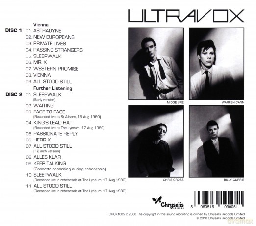 Ultravox: Vienna (2008 Digital Remaster) [2CD]