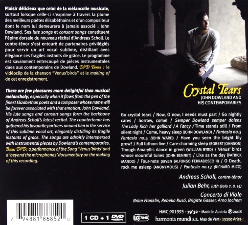 Dowland: Crystal Tears (digipack) [2CD]