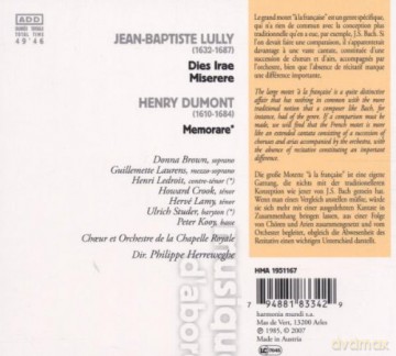 Jean Baptiste Lully: Grands Motets (digipack) [CD]