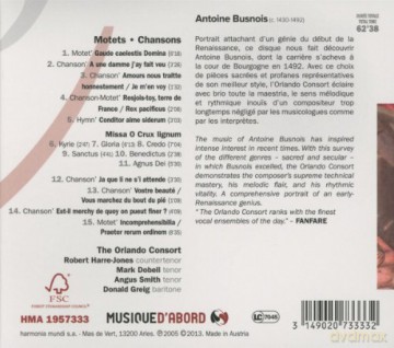 Busnois: Mass O Crux Lignum (digipack) [CD]