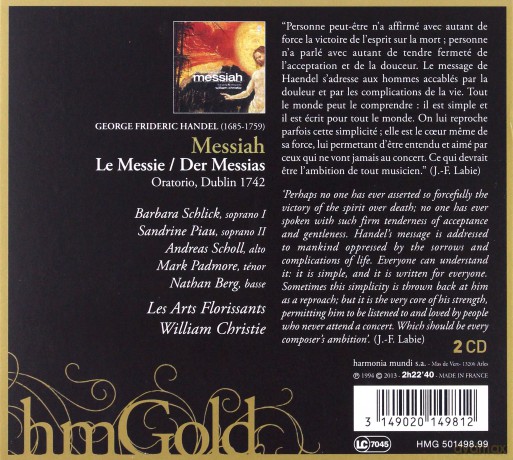 Haendel: Messiah (digipack) [2CD]