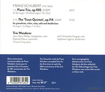 Schubert: Piano Trio op 100 [CD]