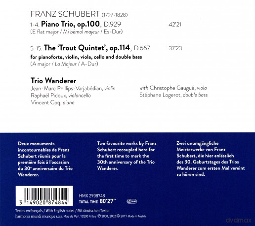 Schubert: Piano Trio op 100 [CD]
