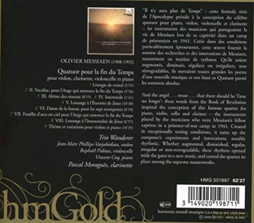 Messiaen: Quatuor Pour La Fin Du Temps (digipack) [CD]