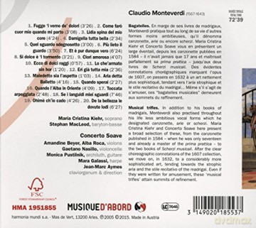 Monteverdi: Scherzi Musicali [CD]