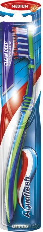Aquafresh Szczoteczka Clean Deep Medium 1szt