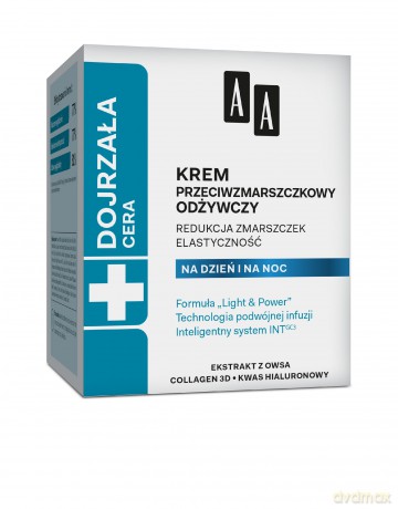 AA Cera Dojrzała Krem przeciwzmarszczkowy odżywczy na dzień i noc 50 ml