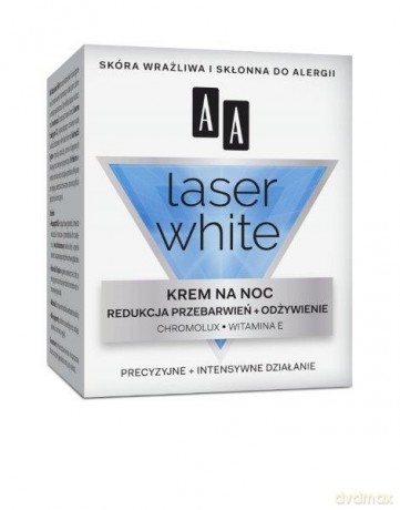 AA Laser White Krem na noc redukujący przebarwienia 50 ml