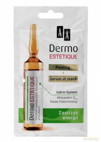 AA Dermo Estetique Maseczka na twarz 2-etapowa Zastrzyk Energii 10 ml