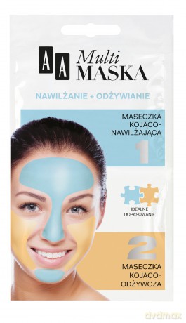 AA Multi Maska Maseczka na twarz nawilżanie+odżywianie 2x5 ml